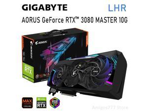 GDDR6X Gigabyte AORUS GeForce RTX 3080 MASTER 10G LHR Graphics Card 320bit RTX 3080 Gaming Video