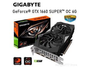 GDDR6 Gigabyte GeForce GTX 1660 SUPER OC 6G 192bit HDCP Mining Graphics Card 14000MHz 8Pin GTX 1660