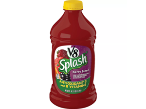 4 Bottles V8 Splash Berry Blend Juice - 64 fl oz/Bottle