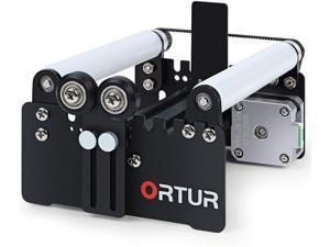 ORTUR Laser Rotary Roller, Engraver Y-axis Rotary Roller Engraving Module for Engraving Cylindrical Objects Cans,Compatible with Most Engraving Machines on The Market, 360° Different Angles.