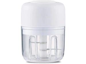 250ML Electric Mini Garlic Chopper, USB Charging Garlic Chopper Grinder Electric Food Mincer Shredder