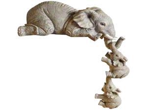 2021 New Elephant Resin Ornaments, Elephant Figurines, for Home Office Table Shelf Decoration
