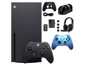 Xbox Series X 1TB Console with Extra Aqua Controller Accessories Kit
