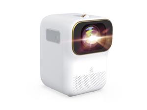 WEWATCH V30 Portable Mini Projector, HD Native 1080P WiFi Projector, Built-in Speaker Home Theater Video Projector Compatible with HDMI, USB,Headphones,iOS & Android Smartphone