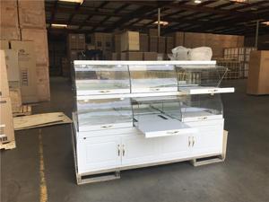 New Commercial Show Case 80" Inch Glass Dry Bakery Case Donuts Bakery Pastry Display GR280