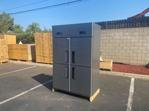 New Reach In Four Door Commercial Freezer  Cooler RESTAURANT EQUIPMENT Commercial 110V or 220V AL32 F