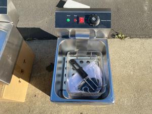 Commercial NEW 6L Electric Deep Fryer Counter Top Model Single Basket W/ Cover 110V NSF 6L Electric Deep Fryer ET-ZL1