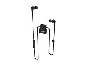 pioneer se-cl6bt-b in-ear sport headphones with bluetooth & inline remote