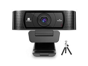 hd webcam 1080p with microphone & cover slide, vitade 928a pro usb computer web camera video cam for streaming gaming conferencing mac windows pc laptop desktop