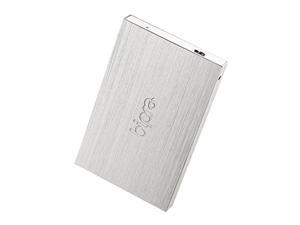 bipra 640gb 640 gb usb 3.0 2.5 inch mac edition portable external hard drive -silver - mac os extended (journaled)