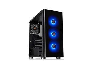 thermaltake ca-1k8-00m1wn-01 v200 tempered glass rgb edition/mid-tower/gaming pc/modding chassis - black
