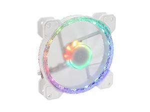 gelid solutions stella frost - 120mm dual-ring a-argb fan - 24 argb leds - double ball bearing - rpm 1600 - white