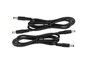 BEKER 2PCS Male to Male 5.52.5MM Plug DC Power Adapter Cable DC Extension Cable 5.5 x 2.5mm Male Plug to 5.5 x 2.5mm Male Adapter Extension Cable 3.3FT/1M 