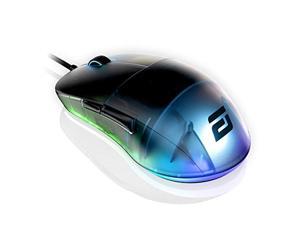endgame gear xm1 rgb gaming mouse - pmw3389 sensor rgb mouse lighting 50 to 16,000 cpi mouse with side buttons 60m switches wired computer mouse 2.75 oz lightweight gaming mouse - dark frost
