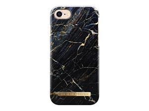 ideal of sweden mobile phone case for iphone 8  iphone 7  iphone 6  iphone 6s microfiber lining qi wireless charger compatible port laurent marble