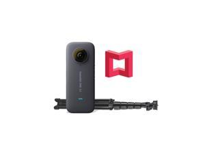 Insta360 One X2 Waterproof Action Pocket Camera Matterport Bundle: Includes Matterport Foldable Tripod + 3 Month Matterport Starter Plan