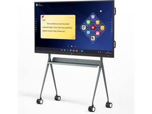 Smart Whiteboard TIBURN HQ Board 75 R2 4K UHD Interactive Board AllinOne Computer for Office and Classroom with an 8core CPU  Open App EcosystemSmart Board Movable StandWall Mounting