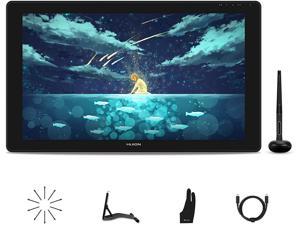 HUION Kamvas 24 Drawing Tablet with Screen QHD Graphic Monitor Pen Display Battery-Free Stylus, 120%s RGB, Come with Glove, Adjustable Stand -23.8 Inch