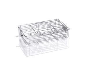 Roto-Q 360 Rotisserie Cage (Flat) Grill Accessory Stainless Steel Food Attachment For Steak, Lobster, Baby Back Ribs, Lamb Chop, Fish, Seafood, Salmon, Chicken Wings, and much more.