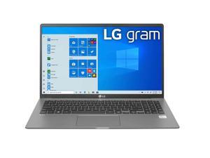 LG gram 15Z90N Laptop 15.6'' IPS IPS Ultra-Lightweight, (1920 x 1080), 10th Gen Intel Core i7, 8GB RAM, 256GB SSD, Windows 10 Home, 17 Hour Battery, USB-C, HDMI, Headphone input - Silver
