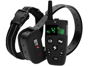TBI Pro Dog Training Collar with Remote - Rechargeable Training Collar with Beep, Vibration and Shock Training Modes, Dog Collar for Large Medium Small Dogs - Waterproof (Black)