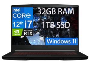 MSI Thin GF63 15 Gaming Laptop 156 144Hz 1920 x 1080 display Intel Core i712650H 10 Core NVIDIA GeForce RTX 4050 4GB 32GB DDR4 1TB PCIe SSD Cooler Boost 5 Windows 11
