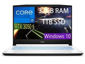 MSI Sword 15 Gaming Laptop 156 FHD 1920 x 1080 display Intel Core i711800H 8 Cores Processor NVIDIA GeForce RTX 3050 TI 4GB 32GB DDR4 1TB PCIe SSD Backlit Keyboard Windows 10