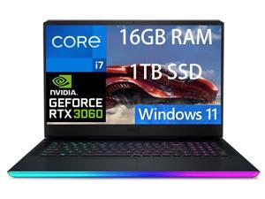 MSI GE76 Raider 17 Gaming Laptop 173 FHD 1920 x 1080 144Hz Intel Core i711800H 8 Core NVIDIA GeForce RTX 3060 6GB 16GB DDR4 1TB PCIe SSD WiFi6 Windows 11