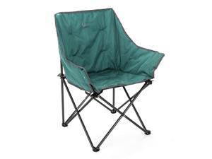 ARROWHEAD OUTDOOR Portable Folding Camping Quad Bucket Chair, Compact, Heavy-Duty, Steel Frame, Supports up to 250lbs | Includes Carrying Bag | USA-Based Support, Green