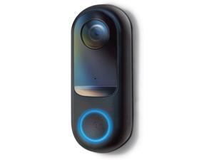 Home Zone Security Doorbell Camera - Smart 2.4GHz 1080P AC 12V-24V Hardwired Doorbell Camera, No Subscription Required (for Wired Doorbell Systems with Mechanical Chime)