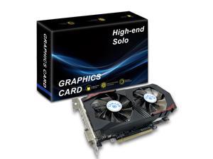 ZER-LON GeForce GTX 1050 Ti Graphics Card, 4GB 128-Bit GDDR5 PCI Express 3.0 x16, DVI-D/HDMI/DP Tri-Ports, G-Sync, GPU Boost, DirectX 12, Desktop Video Card, PC Gaming GPU, Dual Fans Cooling System