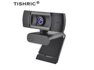 TISHRIC Webcam 1080p PC Camera With Microphone Web Camera For Computer Web Cam Webcam Full HD 1080p Web Camera For PC