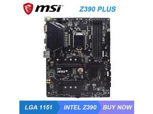 MSI Z390 PLUS LGA 1151 Intel Z390 Desktop Gaming PC Motherboard DDR4 128GB PCI-E 3.0 2×M.2 HDMI USB3.1 Core i7 9700KF 9700K CPUS