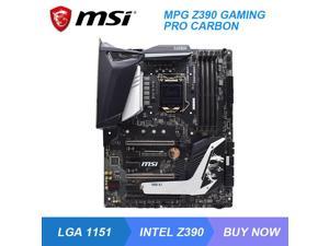 MSI MPG Z390 GAMING PRO CARBON LGA 1151 Intel Z390 mining motherboard ddr4 128GB PCI-E 3.0 M.2 HDMI Core i9 9900k i7 9700k Cpus