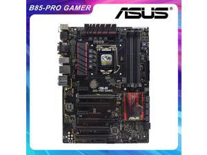 ASUS B85-PRO GAMER Motherboard 1150 Motherboard DDR3 Intel B85 Core i7 4790K i5 4670K Cpus PCI-E 3.0 32GB DVI HDMI SATA3 USB3.0