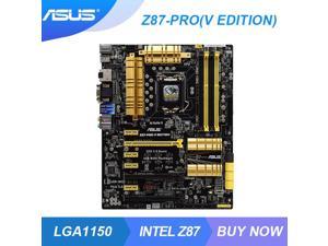 ASUS Z87-PRO (V EDITION) LGA 1150 Intel Z87 Desktop PC Motherboard DDR3 32GB Core i7 i5 i3 Cpus 3xPCI-E 3.0 X16 HDMI USB 3.0 ATX