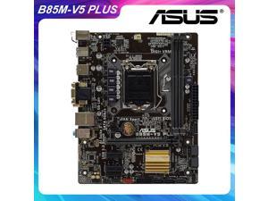 ASUS B85M-V5 PLUS LGA1150 Intel B85 B85M PC Motherboard DDR3 16G PCI-E3.0 DVI USB3.0 Xeon E3-1286 v3 Core i7-4790K CPUS