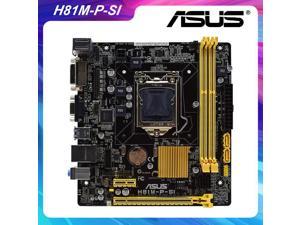 ASUS H81M-P-SI Motherboard 1150 Kit Xeon E3 1270 v3 Core i5 4670k Processor DDR3 16GB RAM Intel H81 HDMI SATA2 USB2.0 PCI-E X16