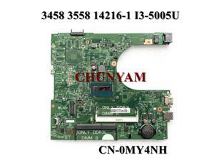 I3-5005U FOR Dell Inspiron 3458 3558 Motherboard 14216-1 1XVKN CN-0MY4NH MY4NH Mainboard 100% tested