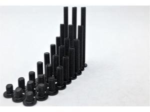 Funssor 50pcs 3D printer DIY M5 Low Profile Screws M5*30/35/40/45/50/55/60/65mm Black Color