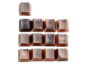 Keycap Metal Translucent Keycap Mechanical Keyboard Personality Frosted Feel Keycap for Mechanical Keyboard