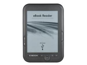 6 Inch 16GB Ebook Reader E-Ink Capacitive E Book Light Eink Sn E-Book E-Ink E-Reader MP3 with Case, WMA PDF HTML
