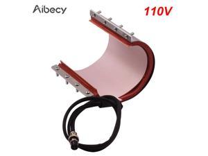 Aibecy Mug Cup Press Heating Transfer Attachment Silica Gel 11oz12235cm for 7590mm Heat Press Machine Transfer Sublimation