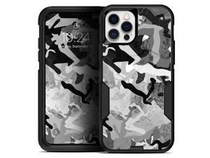Desert Snow Camouflage V2 // Decal Skin-Kit for iPhone 13, 12, 11, SE OtterBox Commuter, Defender or Symmetry Cases (All Models) - iPhone X OtterBox Commuter