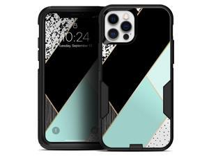 Solid State Black // Decal Skin-Kit for iPhone 13, 12, 11, SE OtterBox Commuter, Defender or Symmetry Cases (All Models) - iPhone XR OtterBox Symmetry