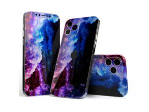 Purple Blue and Pink Cloud Galaxy // Full-Body Skin Decal Wrap Cover for the Apple iPhone X