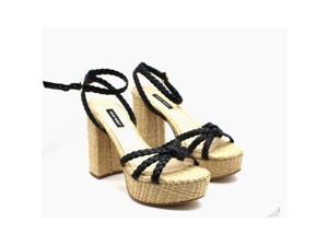 Nine West Rylin Espadrille Platform Sandals Womens Shoes