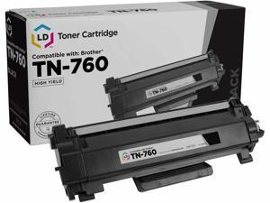 LD Compatible Replacement for Brother TN760 High Yield Black Toner Cartridge