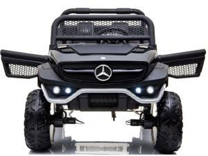 Kids Electric Mercedes Unimog Ride On Car for Kids, 24 Volt Battery, 2 Leather Seats, Remote Control, EVA Rubber Wheels