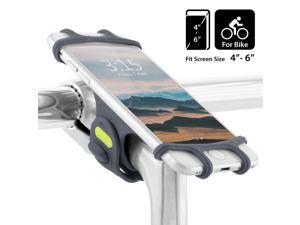 Bone Bike Tie Pro, Universal Bike Phone Mount, Bicycle Stem Handlebar Cell Phone Holder for 4 to 6 Inch Smartphone, iPhone 8 7 6s Plus 5 SE Samsung Galaxy S8 S7 Note 6 (Dark Blue)